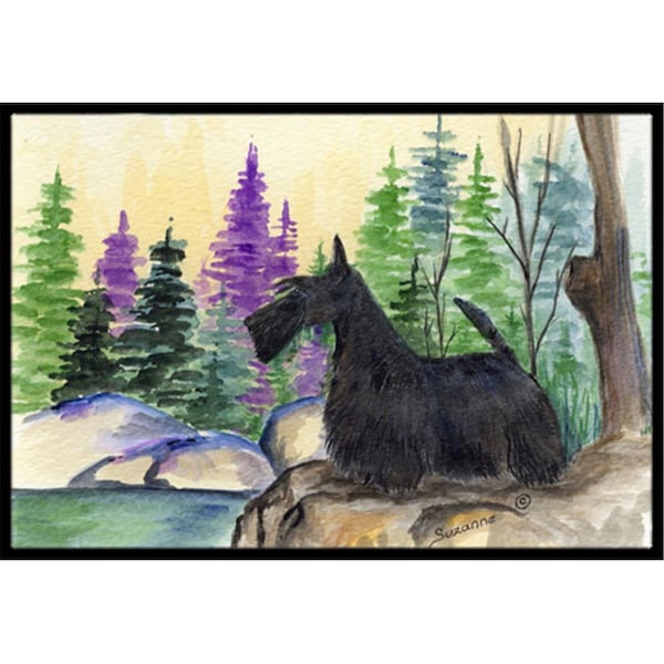 Beyondbasketball Scottish Terrier Indoor Or Outdoor Doormat - 24 x 36 in. BE3393740 - main